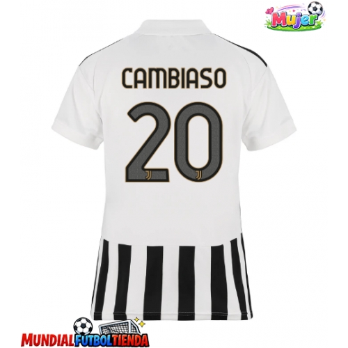 Camiseta Juventus Andrea Cambiaso #20 Primera Equipación Replica 2026-27 para mujer mangas cortas